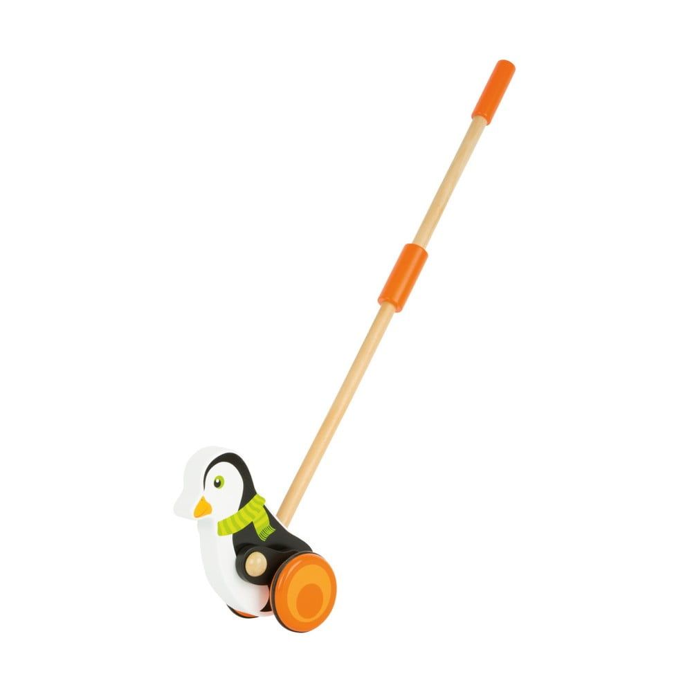 Drevená hračka na tyči Legler Animal Penguin - Bonami.sk