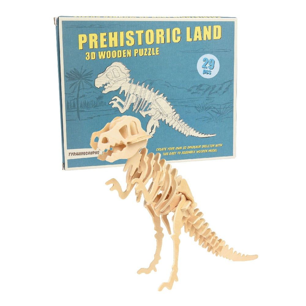 Drevené 3D puzzle dinosaurus Rex London Tyrannosaurus - Bonami.sk