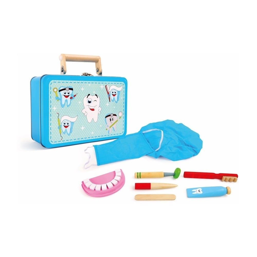 Drevený hrací set pre malých zubárov Legler Dentist - Bonami.sk
