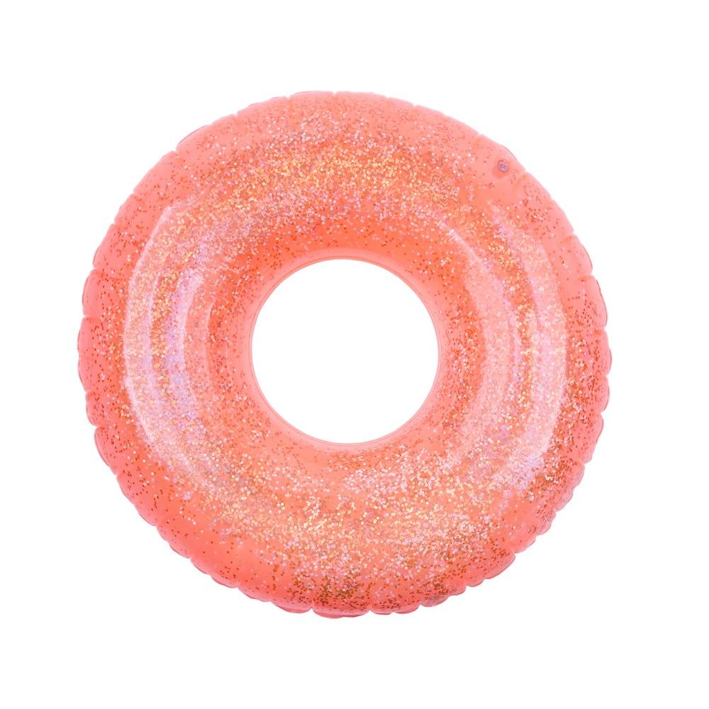 Ružový nafukovací kruh Sunnylife Glitter - Bonami.sk