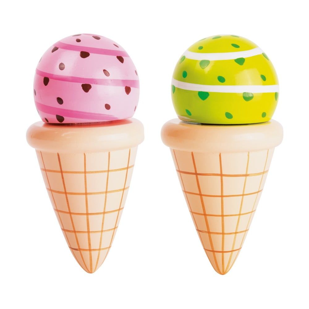 Sada 2 detských drevených zmrzlín Legler Cream Cone - Bonami.sk