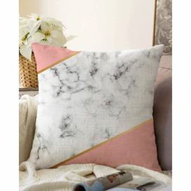 Obliečka na vankúš s prímesou bavlny Minimalist Cushion Covers Girly Marble, 55 x 55 cm