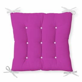 Sedák s prímesou bavlny Minimalist Cushion Covers Lila, 40 x 40 cm