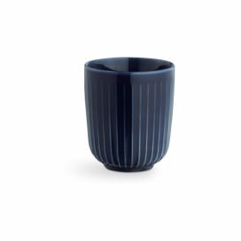 Tmavomodrý porcelánový hrnček Kähler Design Hammershoi, 300 ml