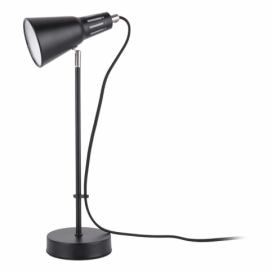 Čierna stolová lampa Leitmotiv Mini Cone, ø 16 cm
