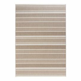 Béžový vonkajší koberec Bougari Strap, 80 x 150 cm