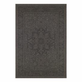 Čierno-béžový vonkajší koberec Bougari Anjara, 140 x 200 cm