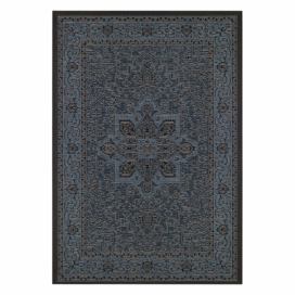 Čierno-sivý vonkajší koberec Bougari Anjara, 140 x 200 cm