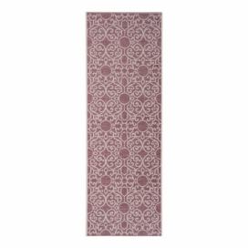 Fialovo-béžový vonkajší koberec Bougari Nebo, 70 x 200 cm