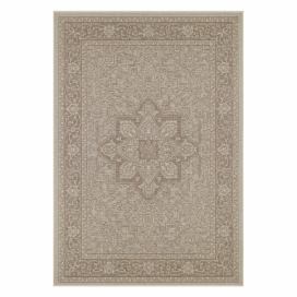 Hnedo-béžový vonkajší koberec Bougari Anjara, 140 x 200 cm