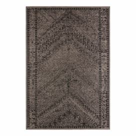 Hnedo-černý vonkajší koberec Bougari Mardin, 70 x 140 cm