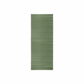 Zelený behúň vhodný aj do exteriéru Hanse Home Sunshine, 80 × 200 cm