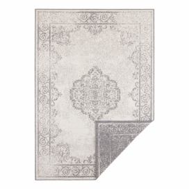 Sivo-krémový vonkajší koberec Bougari Cebu, 80 x 150 cm