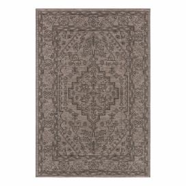 Sivohnedý vonkajší koberec Bougari Tyros, 140 x 200 cm