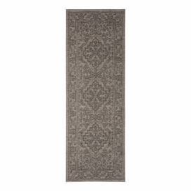 Sivohnedý vonkajší koberec Bougari Tyros, 70 x 200 cm