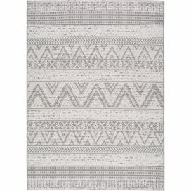 Sivý vonkajší koberec Universal Weave Geo, 77 x 150 cm