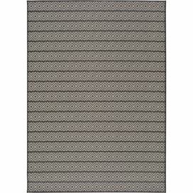 Tmavosivý vonkajší koberec Universal Tokio Stripe, 60 x 110 cm