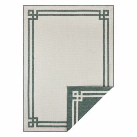 Zeleno-krémový vonkajší koberec Bougari Manito, 120 x 170 cm