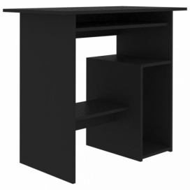 Počítačový stôl 80x45 cm Dekorhome Čierna