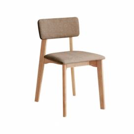 Kancelárská stolička s hnedým textilným čalúnením, DEEP Furniture Max