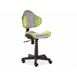 Signal Kancelárska stolička Q-G2 zeleno/šedá