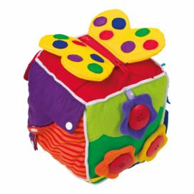 Plyšová kocka pre rozvoj motoriky Legler Baby\'s Cube