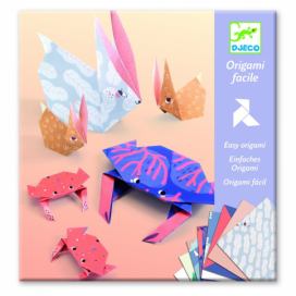 Sada 24 origami papierov s návodom Djeco Family