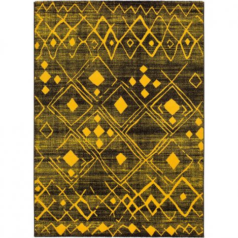 Žltý koberec Universal Neon Shine, 80 x 150 cm Bonami.sk