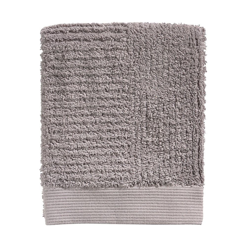 Tmavosivý bavlnený uterák Zone Classic, 70 x 50 cm - Bonami.sk