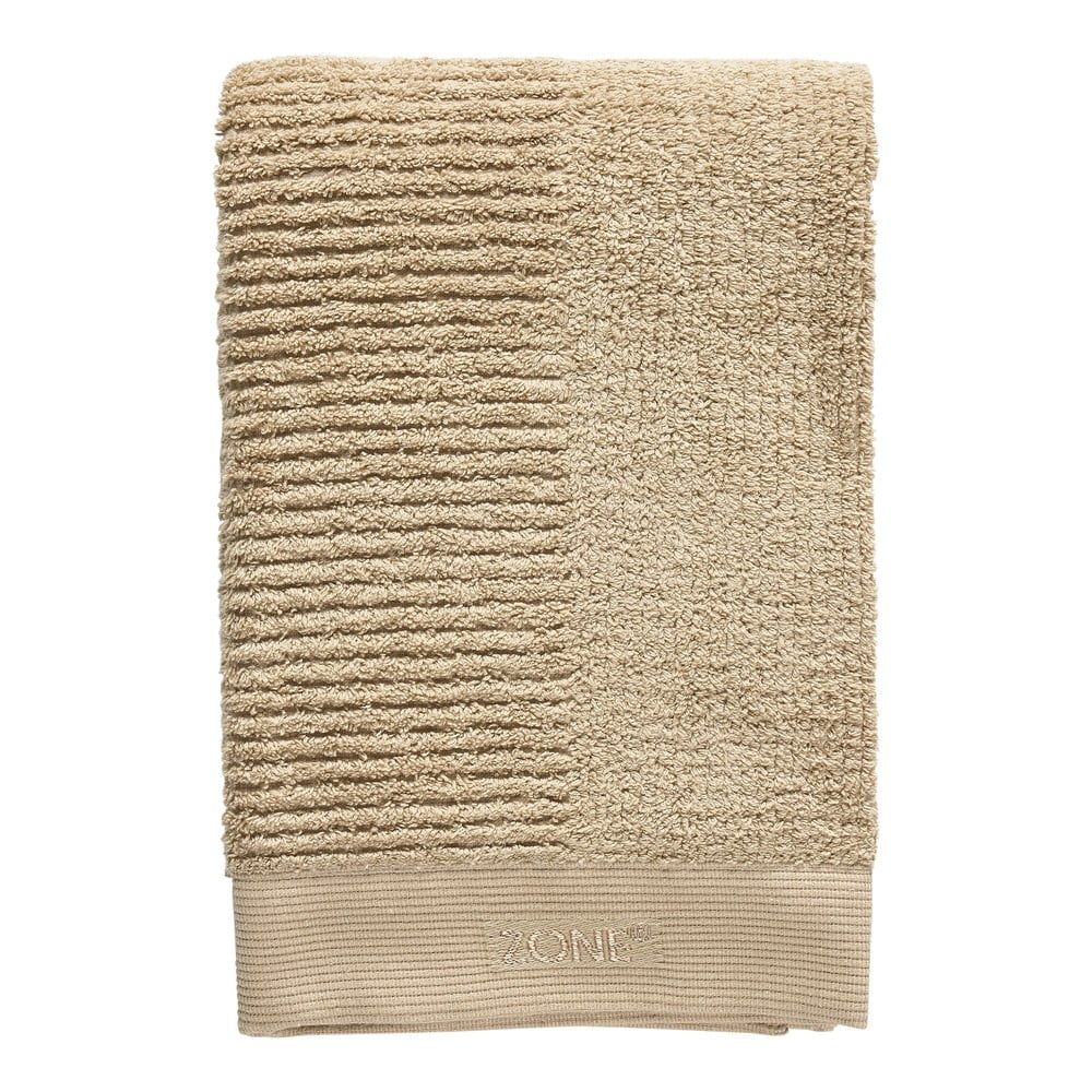 Tmavobéžový bavlnený uterák Zone Classic, 100 x 50 cm - Bonami.sk