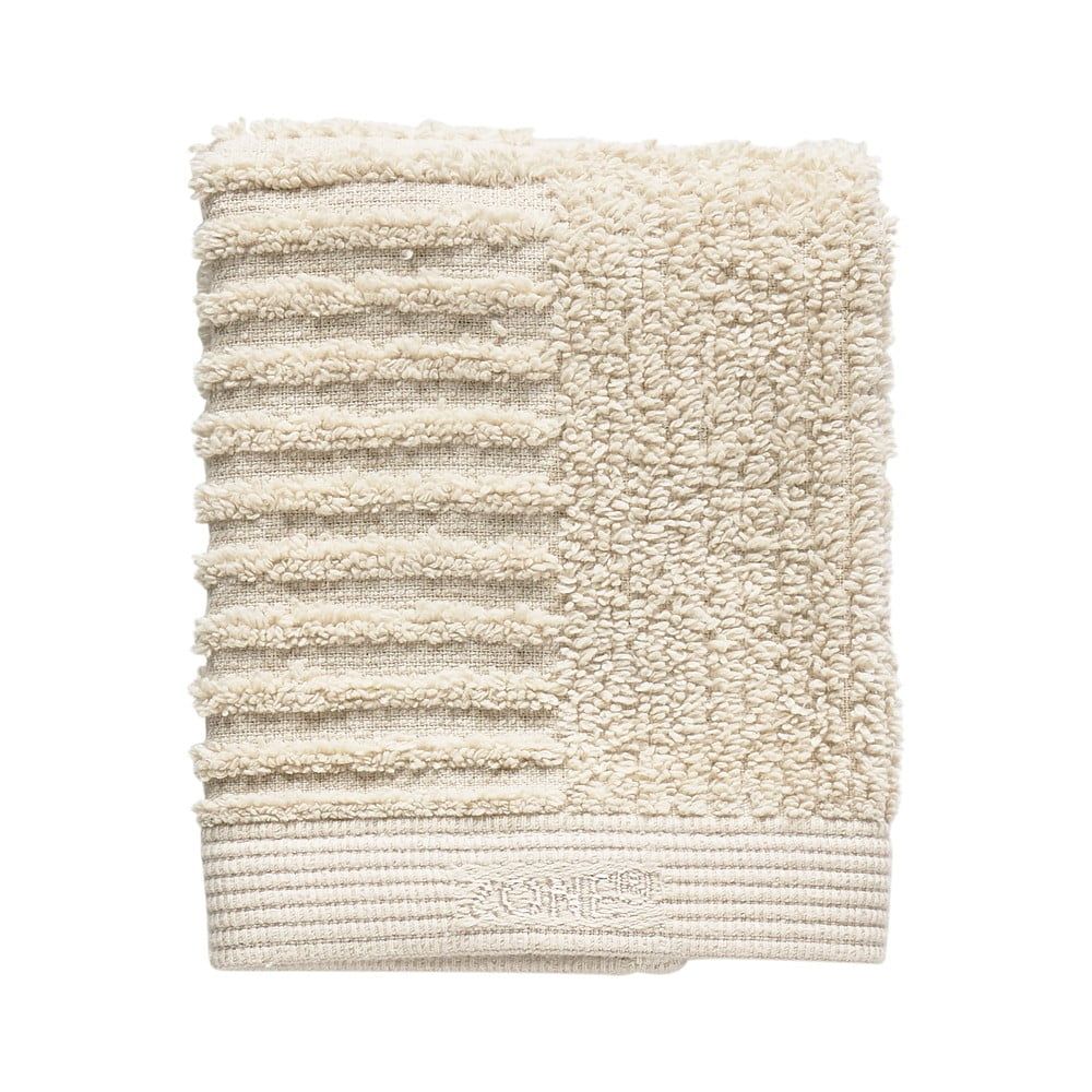 Béžový bavlnený uterák na tvár Zone Classic, 30 x 30 cm - Bonami.sk