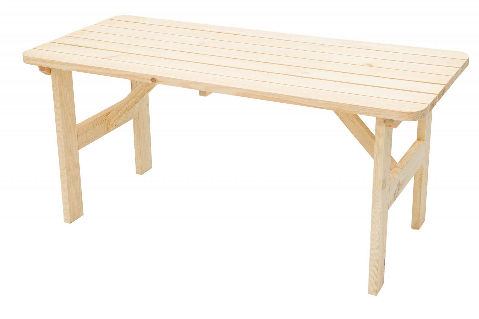 DEOKORK Masívny drevený záhradný stôl z borovice drevo 32 mm (220 cm) - i-zahradnynabytok.sk