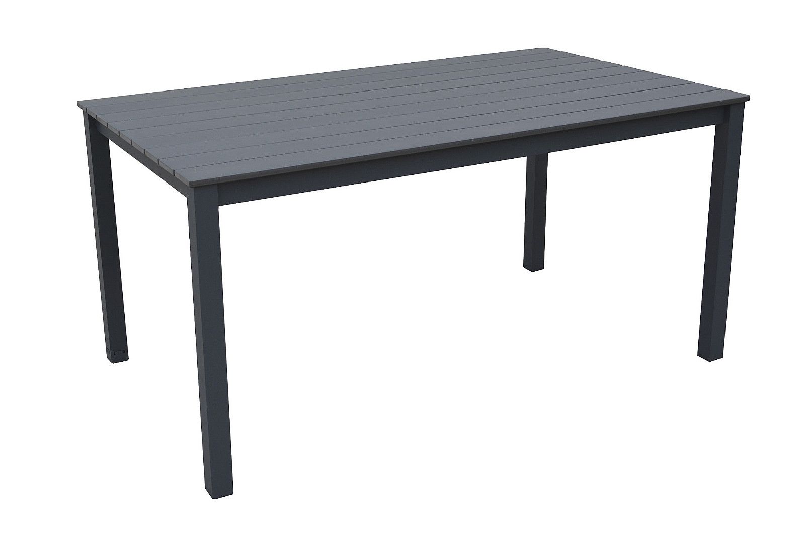 Záhradný ratanový stôl CALVIN 150x90 cm (sivá) - Houseland.sk