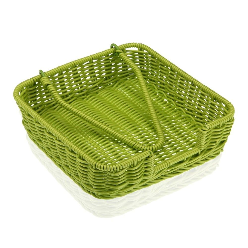 Zelený košík na papierové obrúsky Versa Wonda, 20 × 20 cm - Bonami.sk