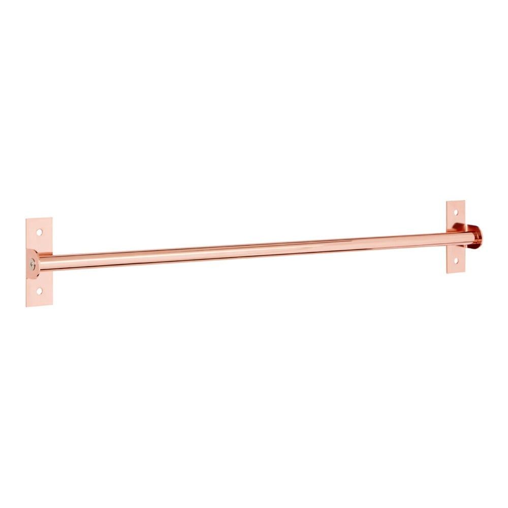 Železná nástenná kúpeľňová tyč vo farbe ružového zlata Premier Housewares - Bonami.sk