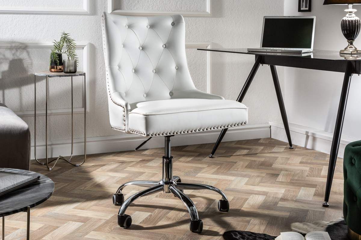LuxD Kancelárska stolička Jett biela - ESTILOFINA.SK