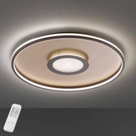 FISCHER & HONSEL Stropné LED svietidlo Bug, okrúhle, hrdza 45 cm