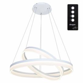  LED Luster na lanku RING s diaľkovým ovládačom LED/60W/230V 