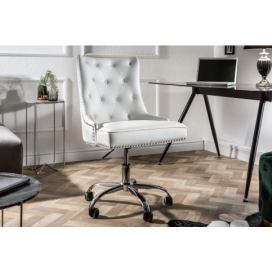 LuxD Kancelárska stolička Jett biela