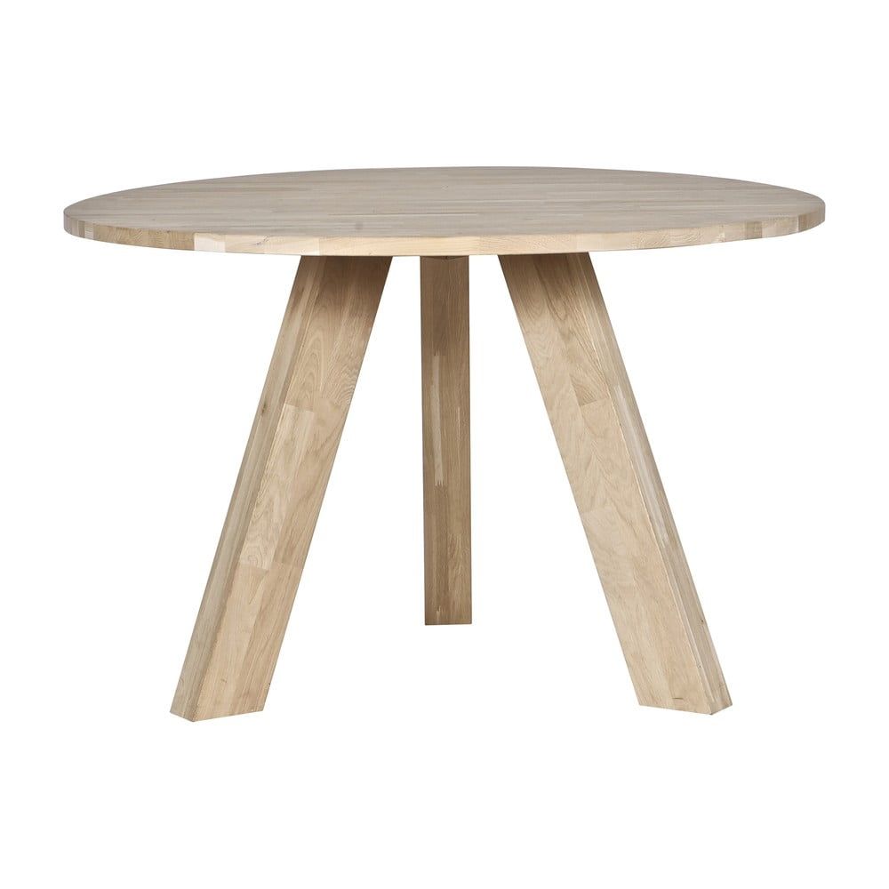 Jedálenský stôl z dubového dreva WOOOD Rhonda, Ø 129 cm - Bonami.sk