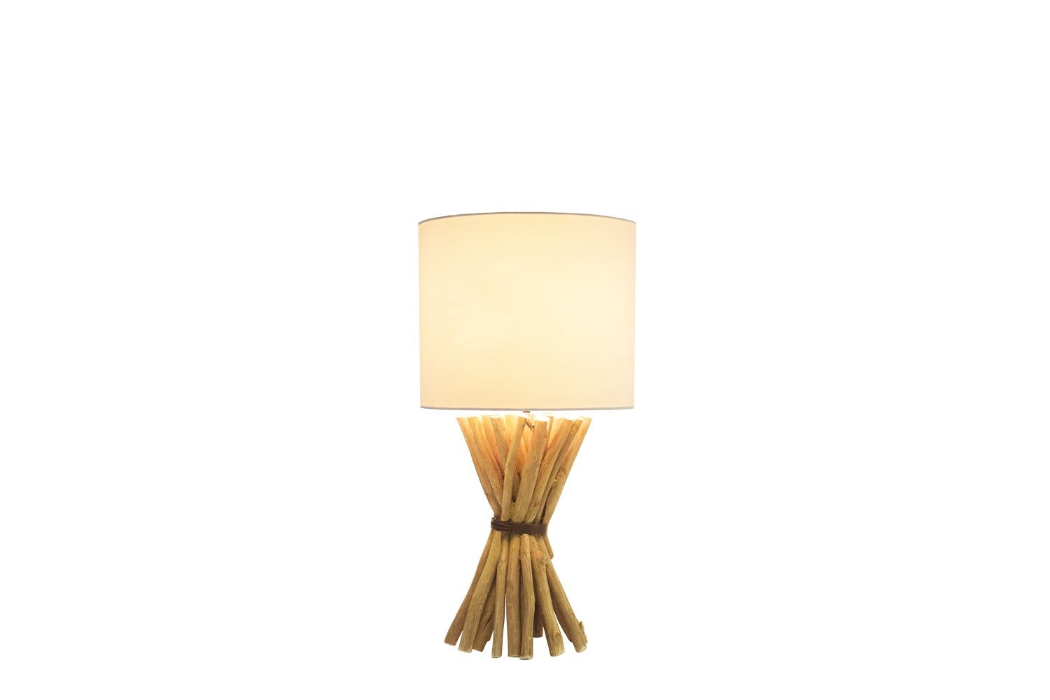 LuxD 24282 Dizajnová stolná lampa Leonel 54 cm longan - ESTILOFINA.SK