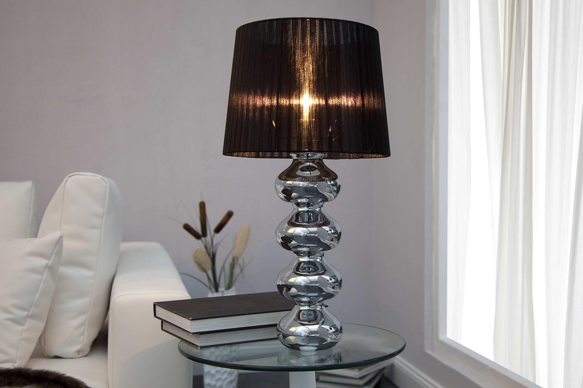 LuxD 17147 Stolná lampa Milly čierna - ESTILOFINA.SK