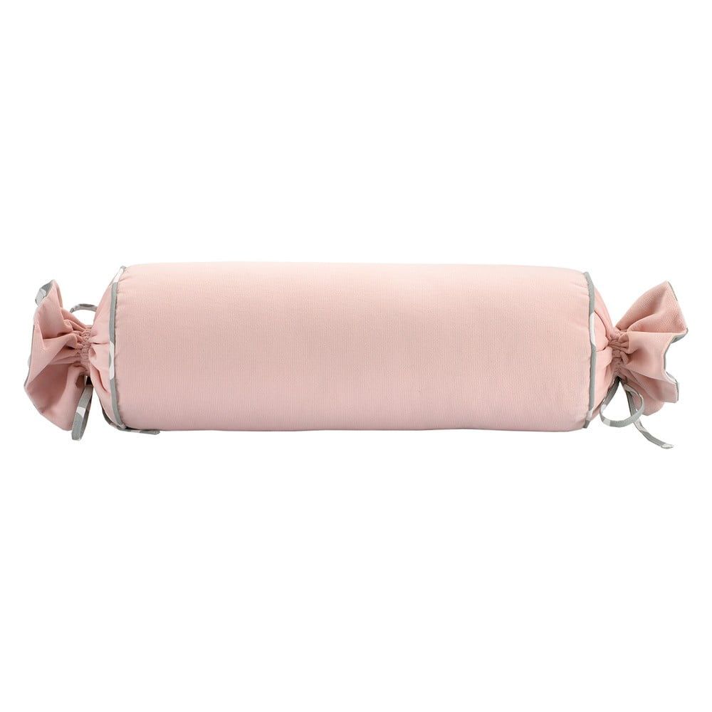 Ružová obliečka na vankúš WeLoveBeds Rose Quarz Candy, Ø 20 × 58 cm - Bonami.sk
