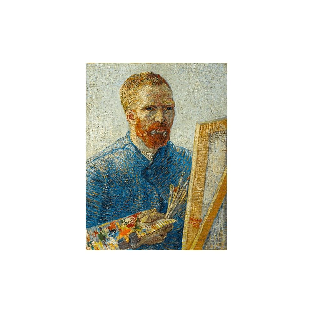 Reprodukcia obrazu Vincent van Gogh - Self-Portrait as a Painter, 60 x 45 cm - Bonami.sk