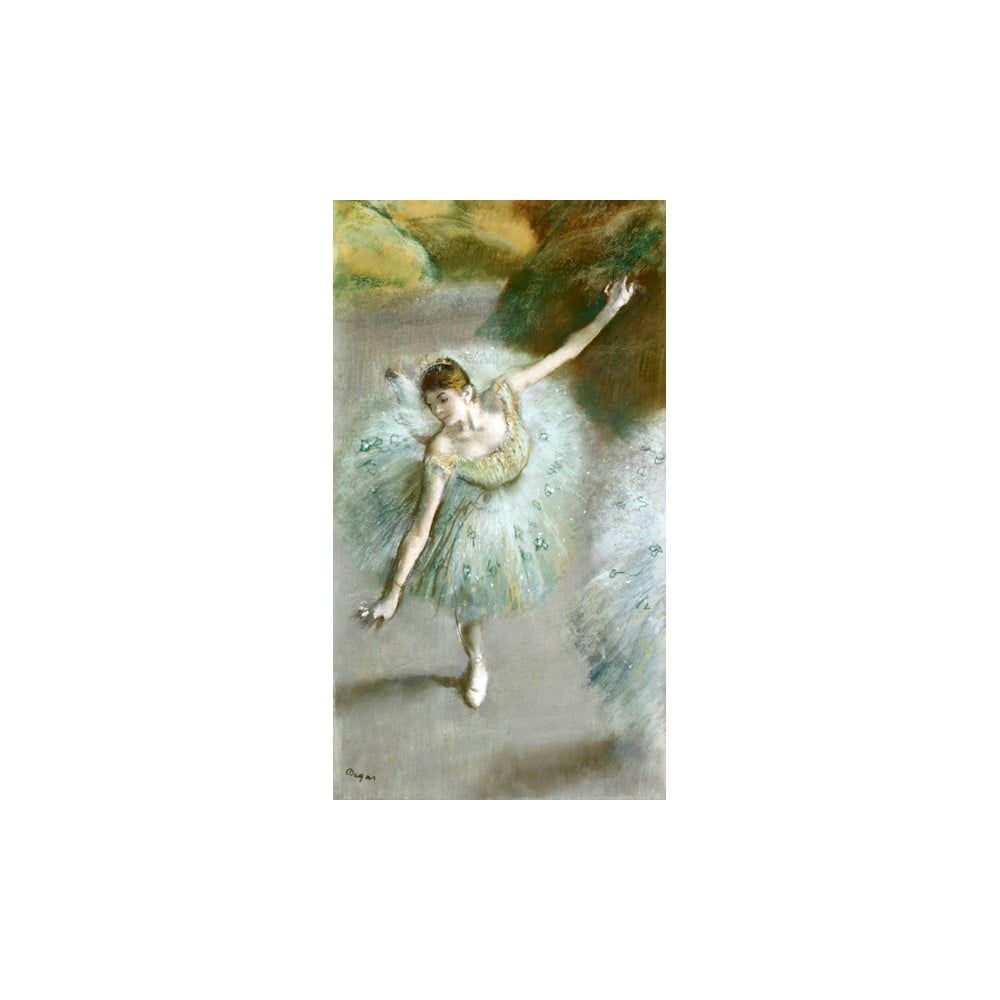 Reprodukcia obrazu Edgar Degas - Dancer in Green, 55 x 30 cm - Bonami.sk