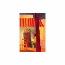 Reprodukcia obrazu August Macke - Turkish Cafe I, 60 x 40 cm