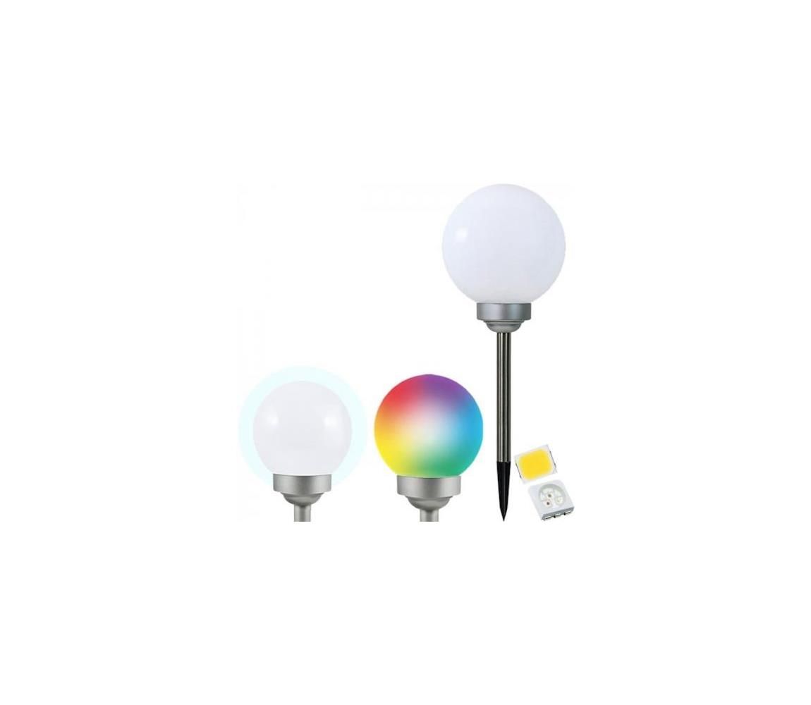  LED RGB Solárna lampa LED-RGB/0,2W/AA 1,2V/600mAh IP44  - Svet-svietidiel.sk