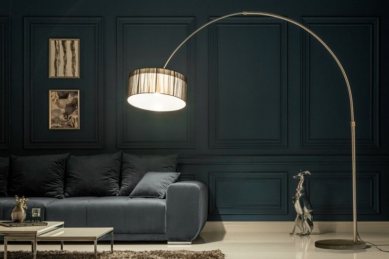 LuxD 16871 Stojanová lampa Ample čierna Stojanové svietidlo - ESTILOFINA.SK