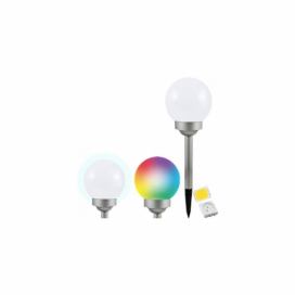  LED RGB Solárna lampa BALL LED/0,2W/AA 1,2V/600mAh IP44 