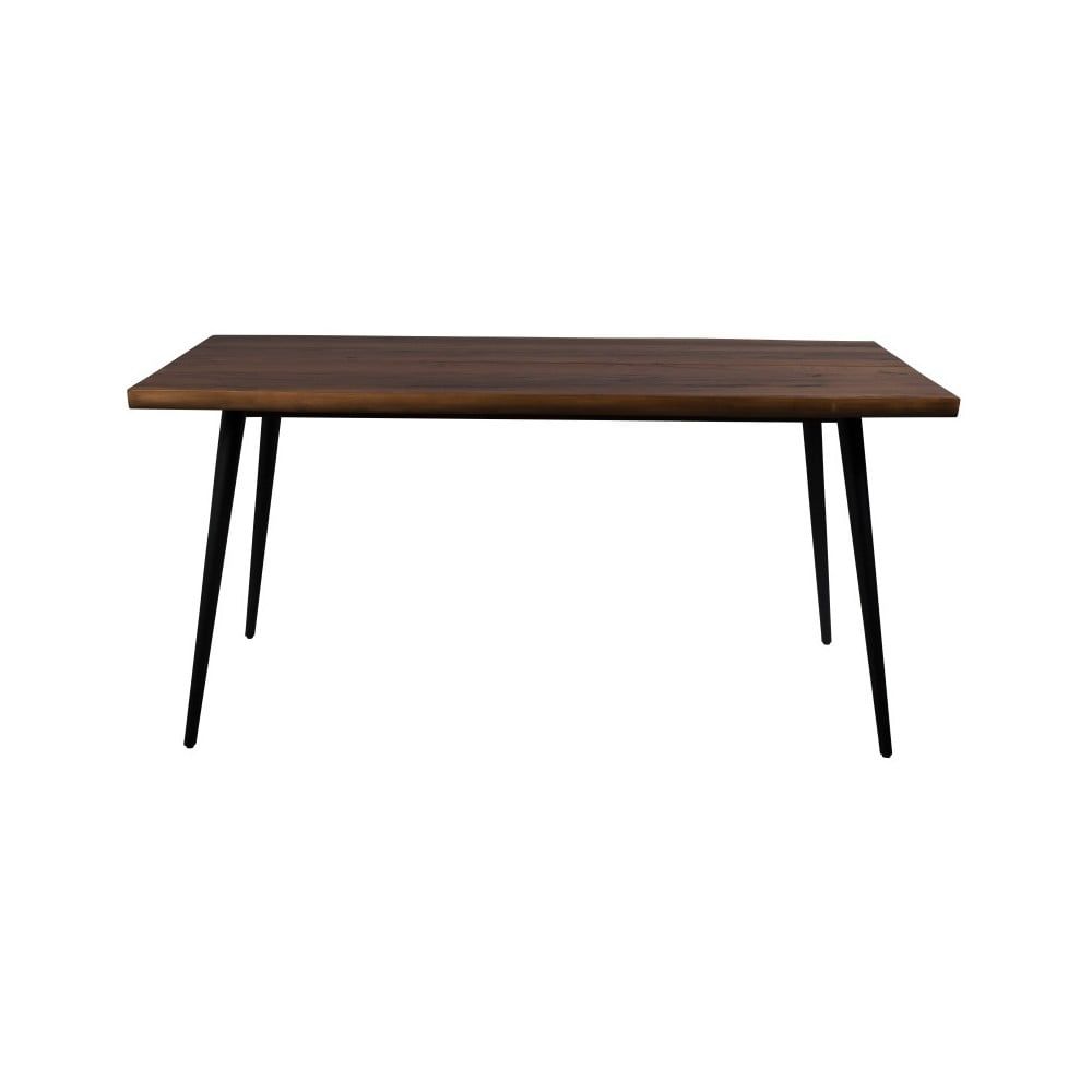 Jedálenský stôl s čiernymi oceľovými nohami Dutchbone Alagon Land, 160 x 90 cm - Bonami.sk
